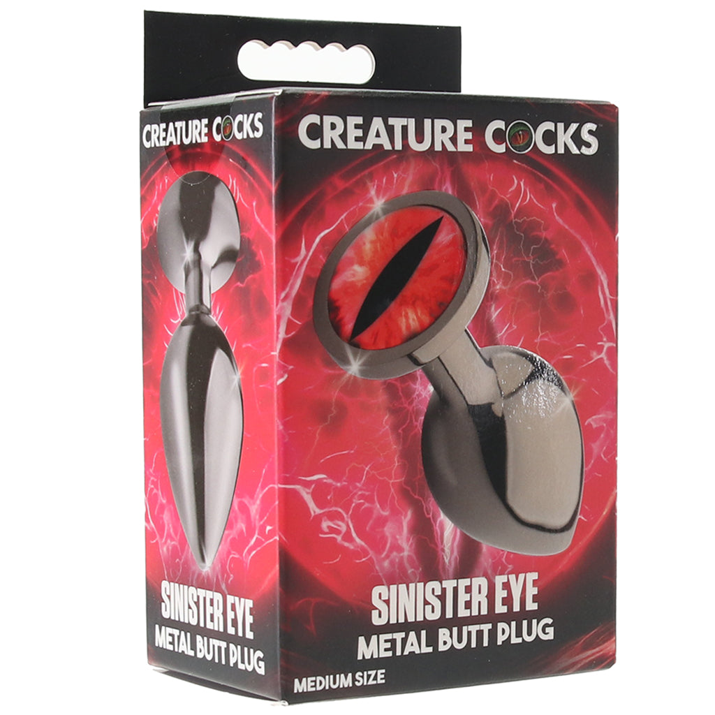 Creature Cocks Sinister Eye Metal Butt Plug in Medium - Tophatter's Adult Sex Toys Online Anal Sex Toys > Butt Plugs - Tophatter Daily Deals