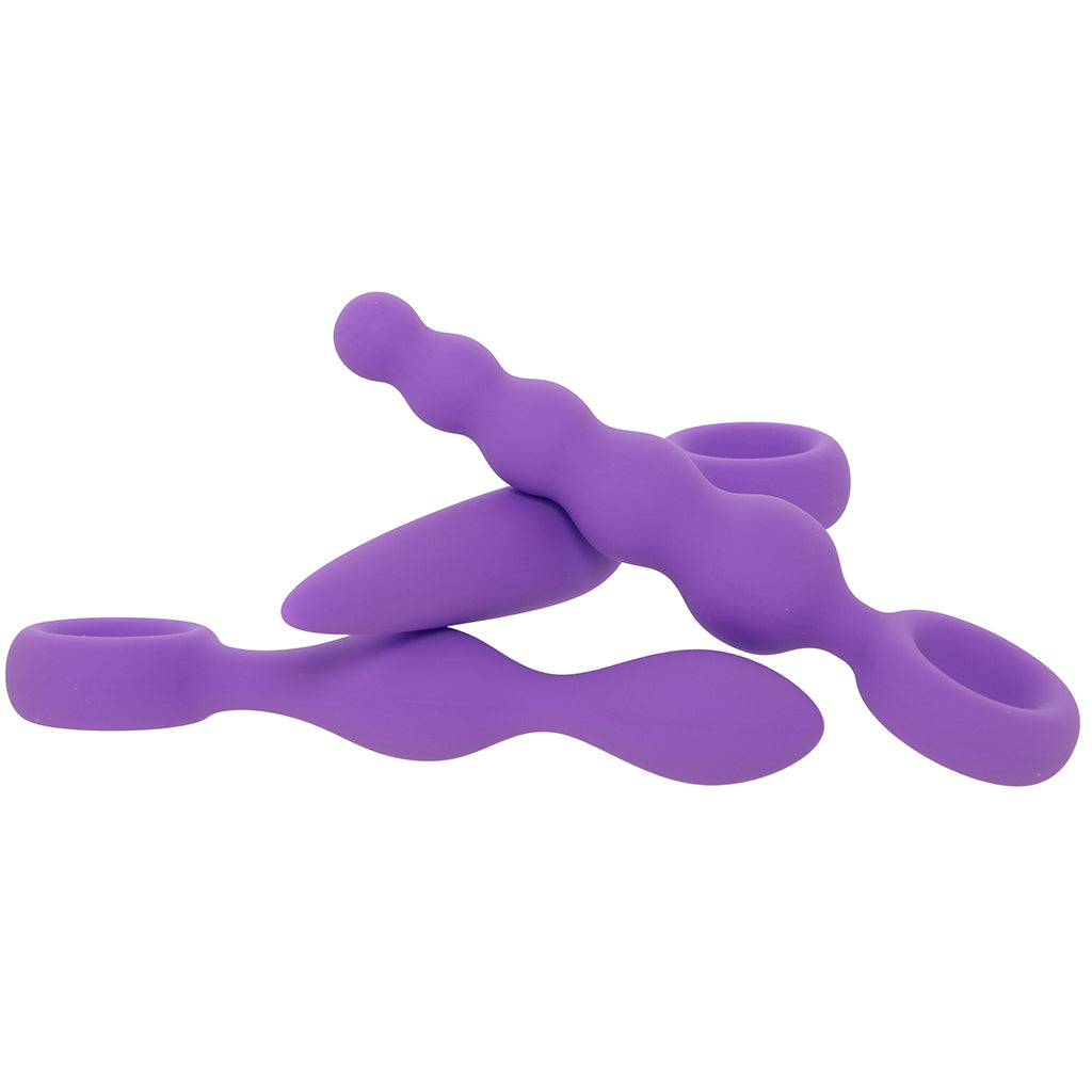Inya Trio 3 Piece Butt Plug Kit Sex Toy Kits and Collections - Tophatter Daily Deals