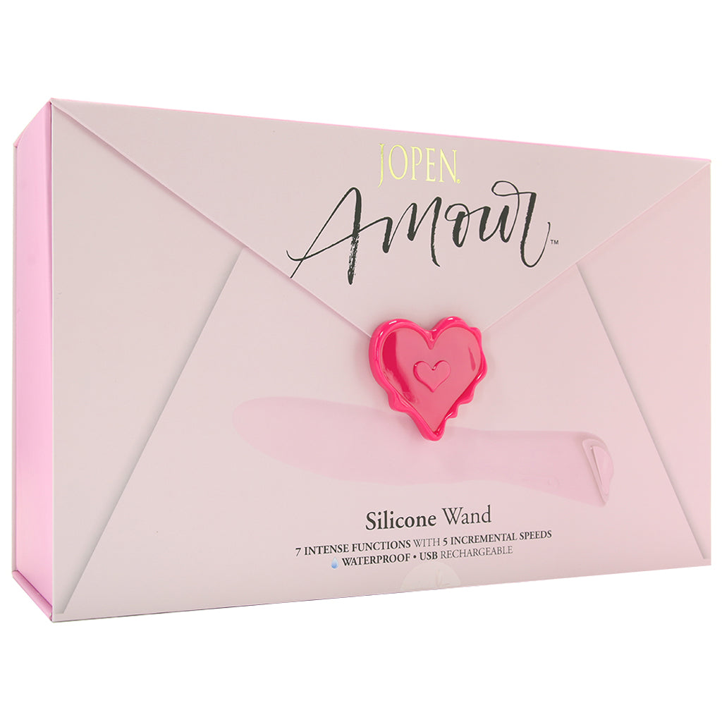 Amour Silicone Wand Vibe in Pink Vibrators > G-Spot Vibrators - Tophatter Daily Deals