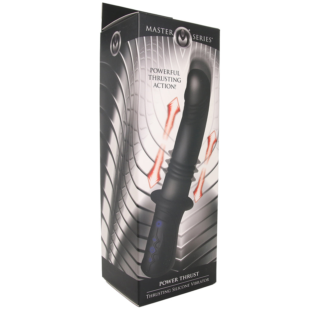 Master Series Power Thrust Thrusting Silicone Vibe - Tophatter's Vibrator Deals Online Vibrators > G-Spot Vibrators - Tophatter Daily Deals