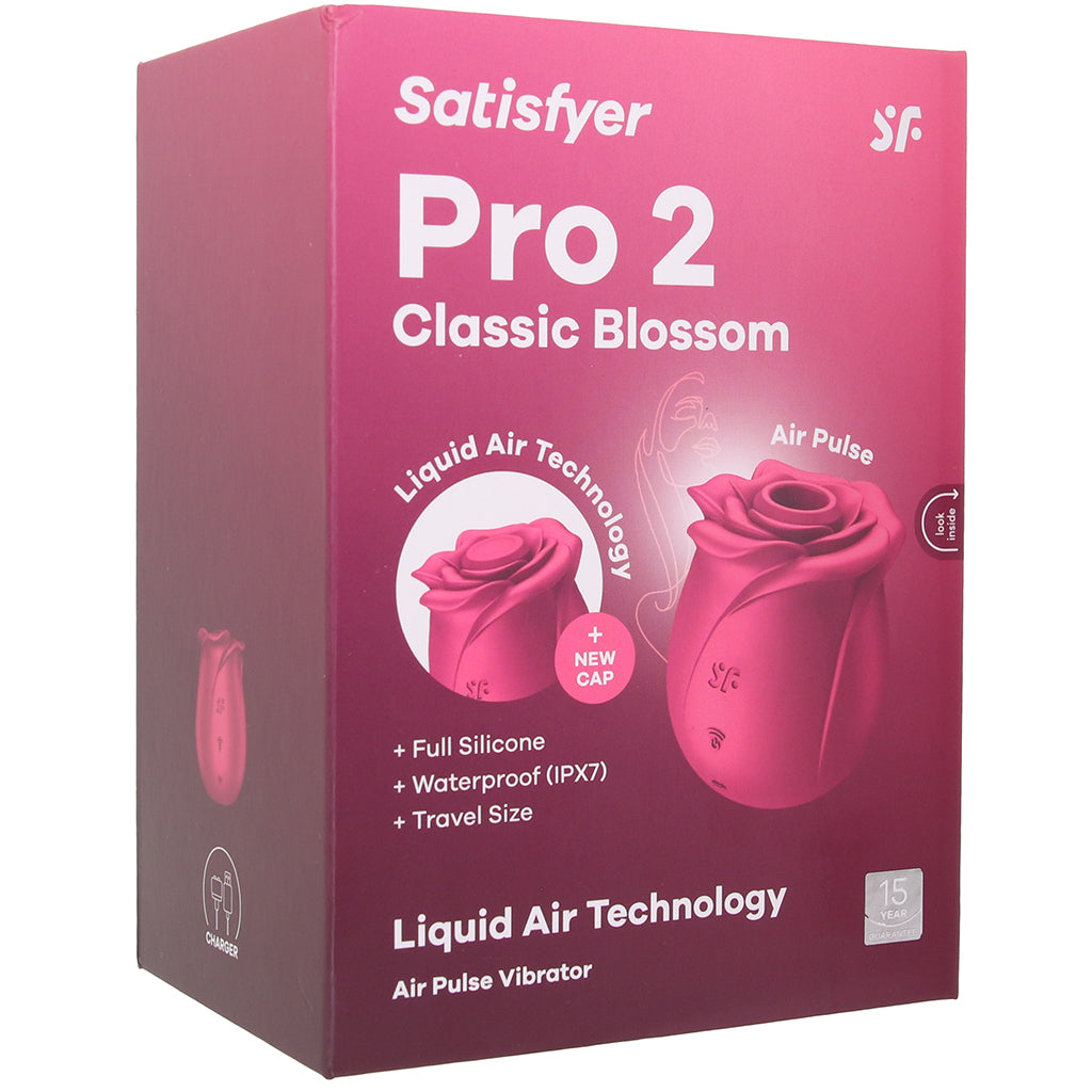 Satisfyer Pro 2 Classic Blossom Rose Vibe Vibrators > Clitoral Stimulators - Tophatter Daily Deals