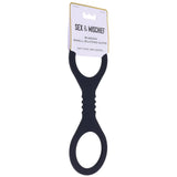 Sex & Mischief Shadow Silicone Cuffs in Small Bondage and Fetish > Wrist and Ankle Cuffs - Tophatter Daily Deals