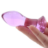 Crystal Glass Gem Plug in Purple Anal Sex Toys > Butt Plugs - Tophatter Daily Deals
