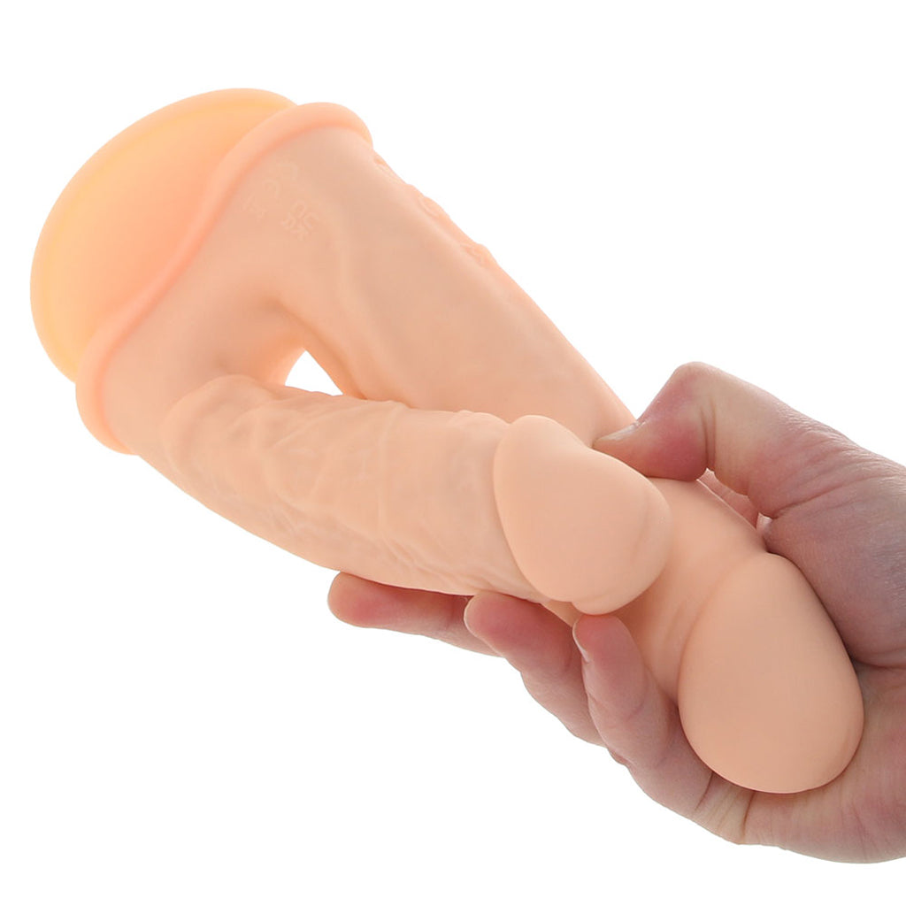 SILEX-D Model 1 Double Penetrator Dildo Vibe in Vanilla Dildo Sex Toys > Double Ended Dildos - Tophatter Daily Deals