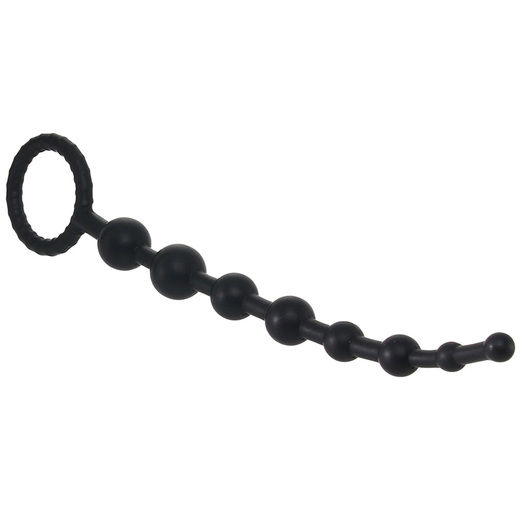 PinkCherry Graduated Anal Beads in Black - Tophatter's Adult Products Anal Sex Toys > Anal Beads - Tophatter Daily Deals