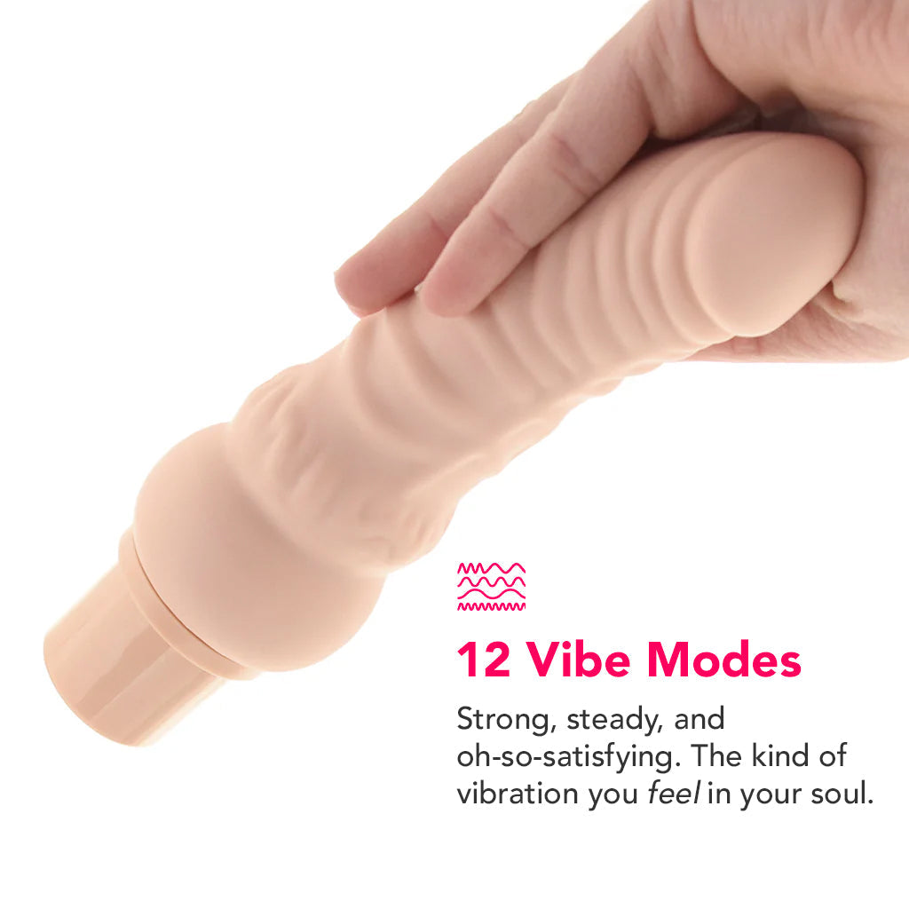 Power Stud Rechargeable Curvy Vibe in Light Vibrators > Realistic Vibrator Dildos - Tophatter Daily Deals