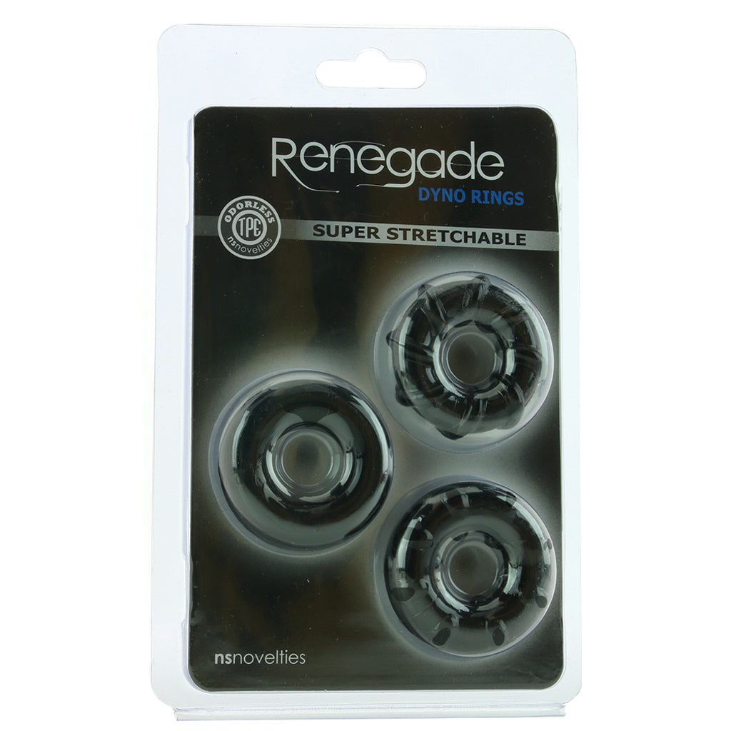 Renegade Dyno Cock Rings 3 Pack in Black Cock Rings - Tophatter Daily Deals