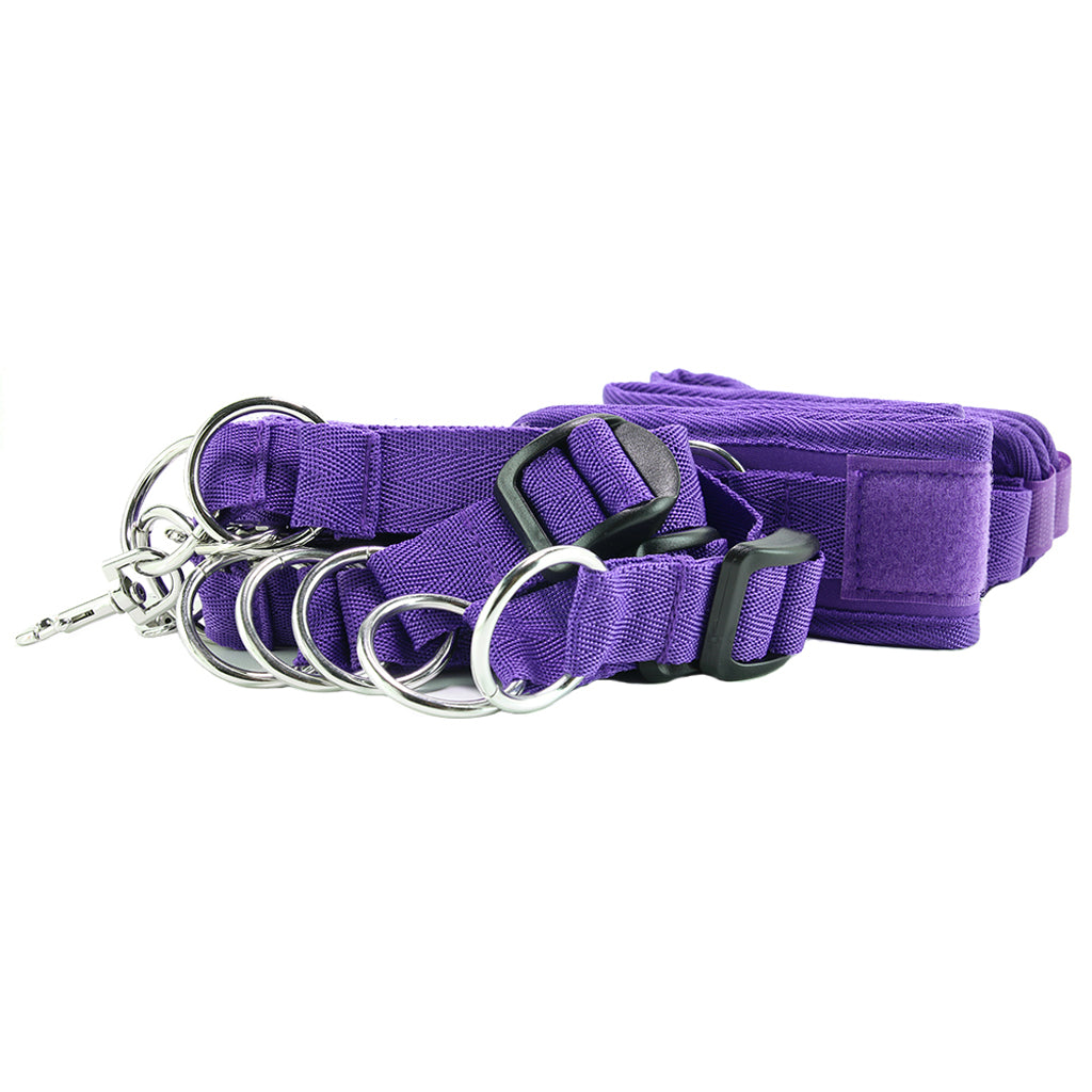 7 Piece Bed Spreader Restraint System in Purple Bondage and Fetish > Restraints - Tophatter Daily Deals
