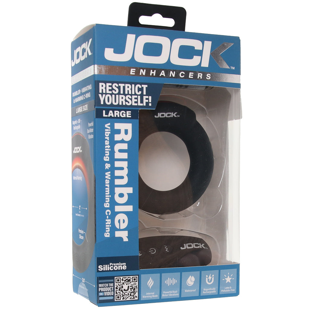Jock Rumbler Vibrating & Warming Cock Ring in Large Cock Rings - Tophatter Daily Deals