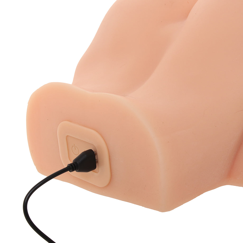 Stroke It Twerking BBL 10lb Life-Size Vibrating Dual Entry Realistic Butt Masturbator Male Masturbators > Realistic Twerking Butts - Tophatter Daily Deals