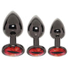 Creature Cocks Sinister Eyes Metal Butt Plug Set Anal Sex Toys > Butt Plugs - Tophatter Daily Deals