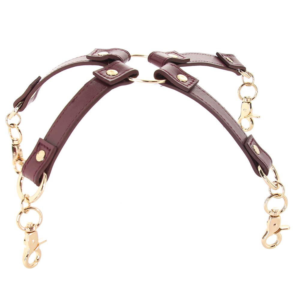 Ouch! Halo Hogtie Connector in Burgundy Bondage and Fetish > Restraints - Tophatter Daily Deals