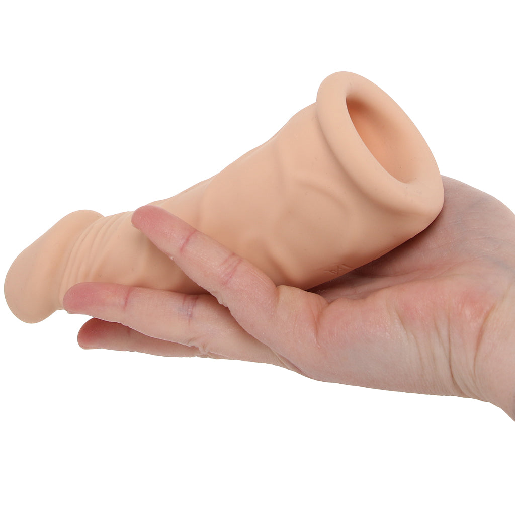 Performance Maxx Vibrating 7 Inch Extension in Light - Tophatter's Vibrator Deals Online Male Enhancement > Extenders and Sleeves - Tophatter Daily Deals
