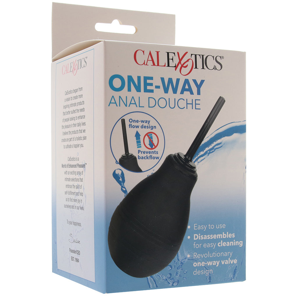 One-Way Anal Douche in Black - Tophatter's Adult Products Anal Sex Toys > Douche and Enema - Tophatter Daily Deals