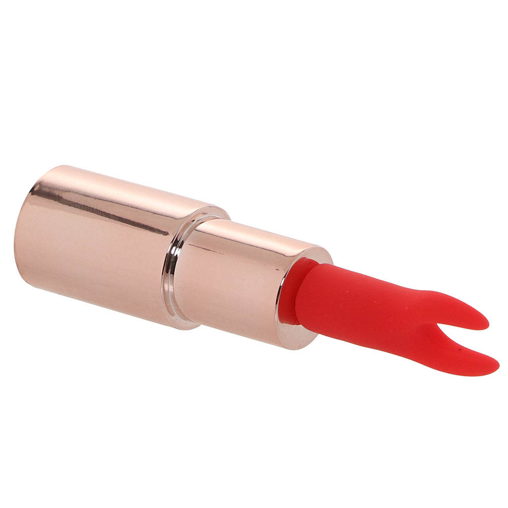 Loveline Diamond Lipstick Vibe with Attachments Vibrators > Clitoral Stimulators - Tophatter Daily Deals