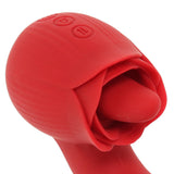 Bloomgasm Boom Bloom Thrusting & Licking Rose Vibe - Tophatter's Adult Sex Toys Online Vibrators > G-Spot Vibrators - Tophatter Daily Deals