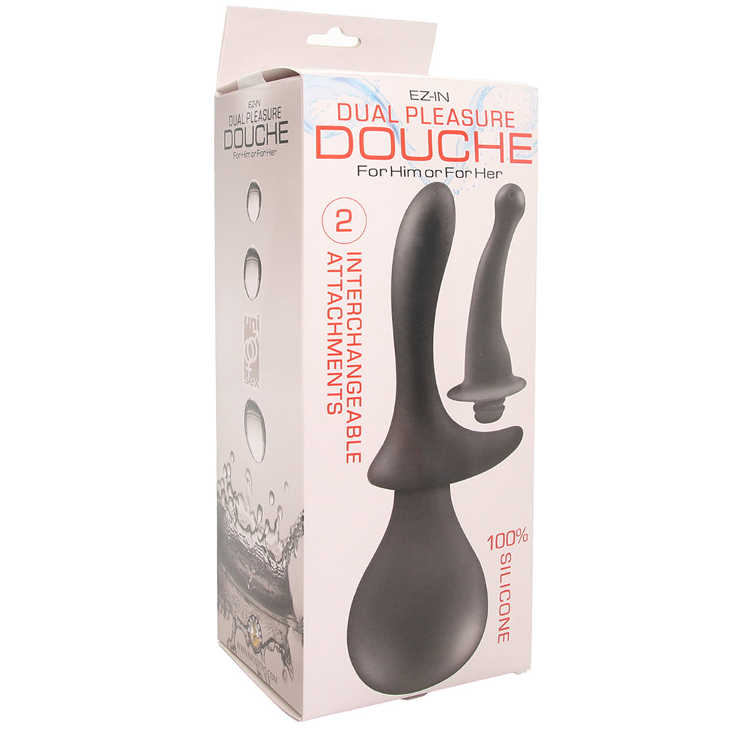 Ez-In Dual Pleasure Douche - Tophatter's Adult Sex Toys Online Anal Sex Toys > Douche and Enema - Tophatter Daily Deals