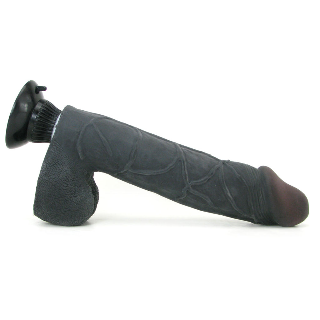 Real Feel Deluxe 11 Inch Wall Banger Vibe in Black - Tophatter's Adult Products Vibrators > Realistic Vibrator Dildos - Tophatter Daily Deals