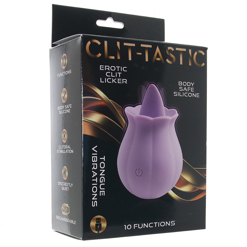 Clit-Tastic Erotic Clit Licker Vibe - Tophatter's Adult Products Vibrators > Clitoral Stimulators - Tophatter Daily Deals