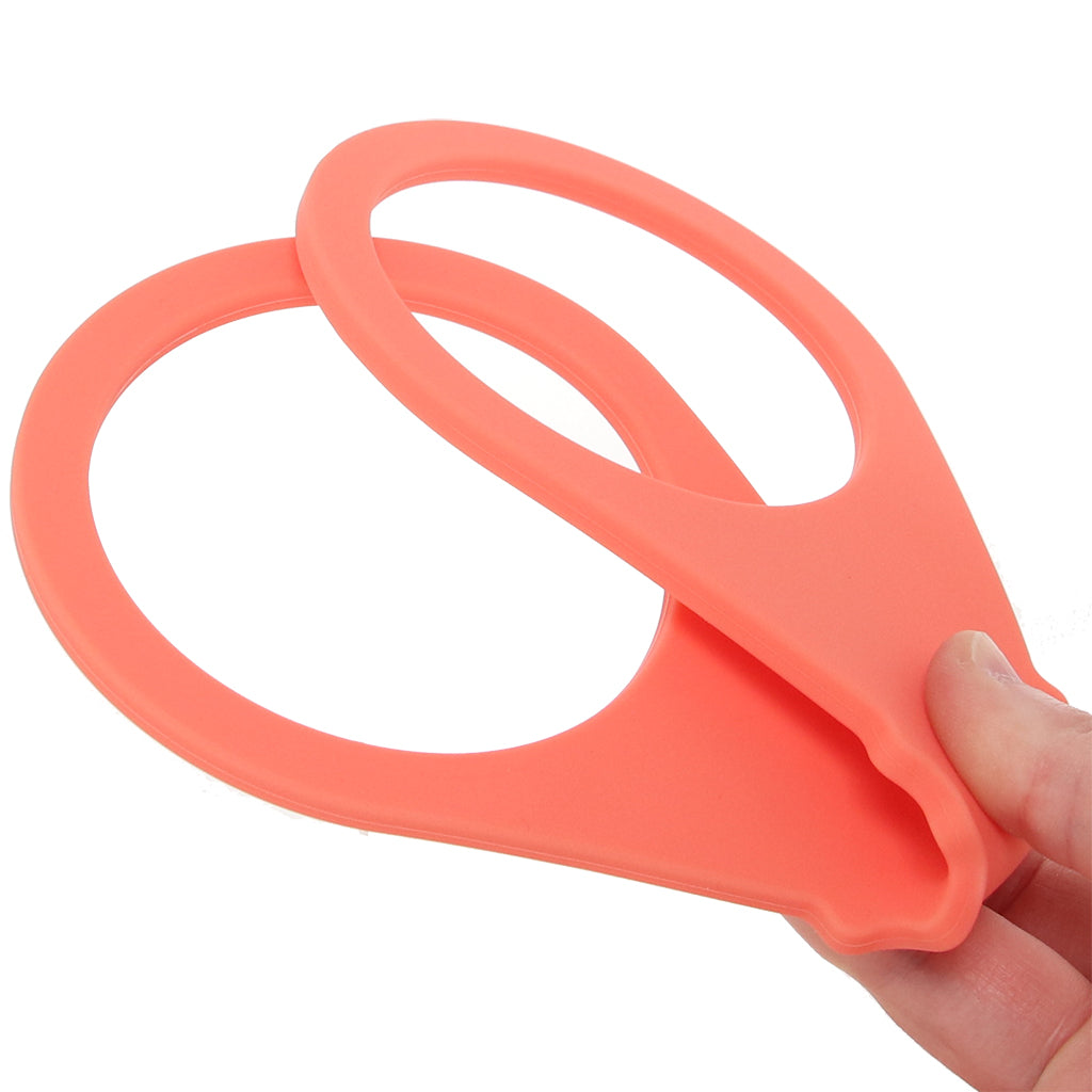 S&M Peaches 'n CreaMe Silicone Cuffs in Large - Tophatter's Adult Sex Toys Online Bondage and Fetish > Wrist and Ankle Cuffs - Tophatter Daily Deals