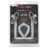 Beaded Nipple Clamps in Silver - Tophatter's Adult Products Bondage and Fetish > Nipple Stimulators & Clamps - Tophatter Daily Deals