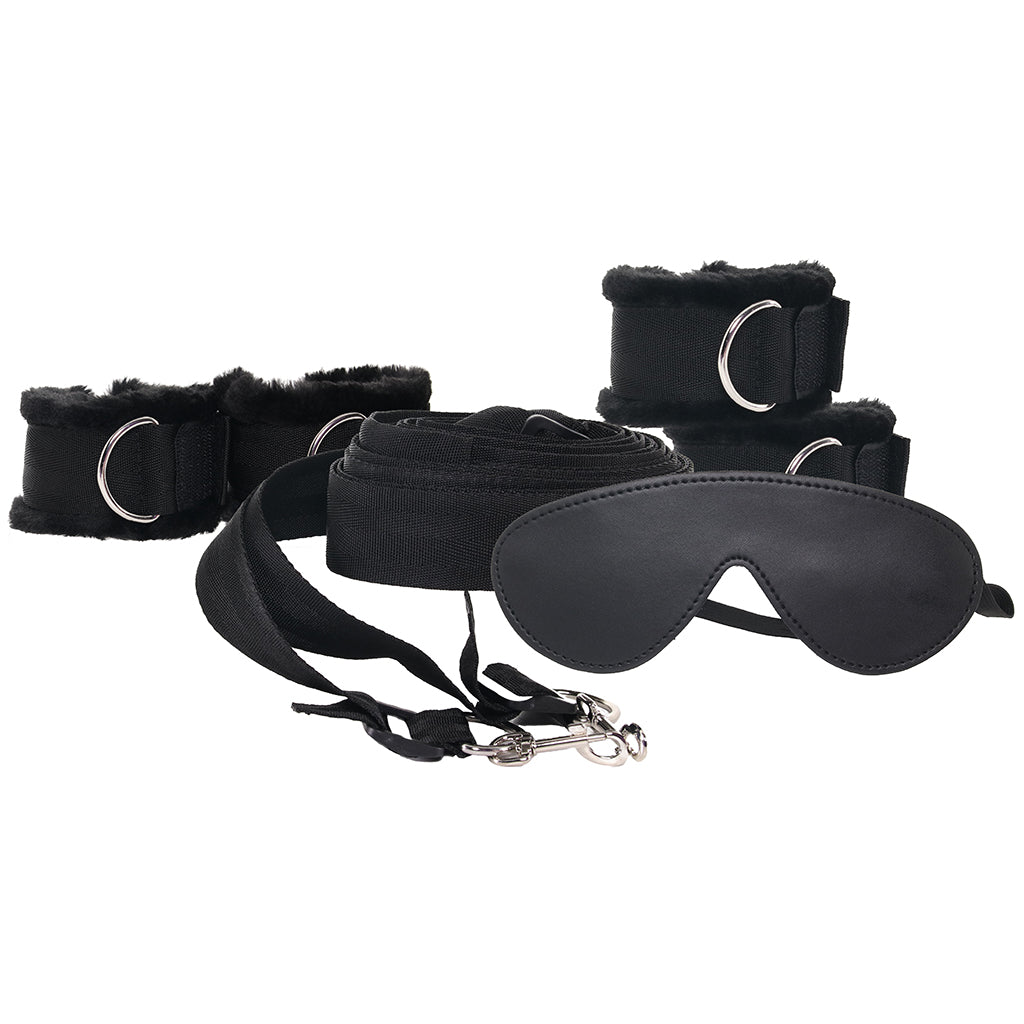 Whipsmart Fuzzy Bedroom Bondage Kit Bondage and Fetish > Restraints - Tophatter Daily Deals