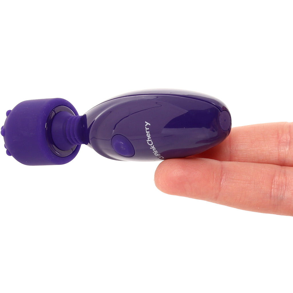 PinkCherry Baby Nubby Rechargeable Mini Wand Vibrators > Clitoral Stimulators - Tophatter Daily Deals