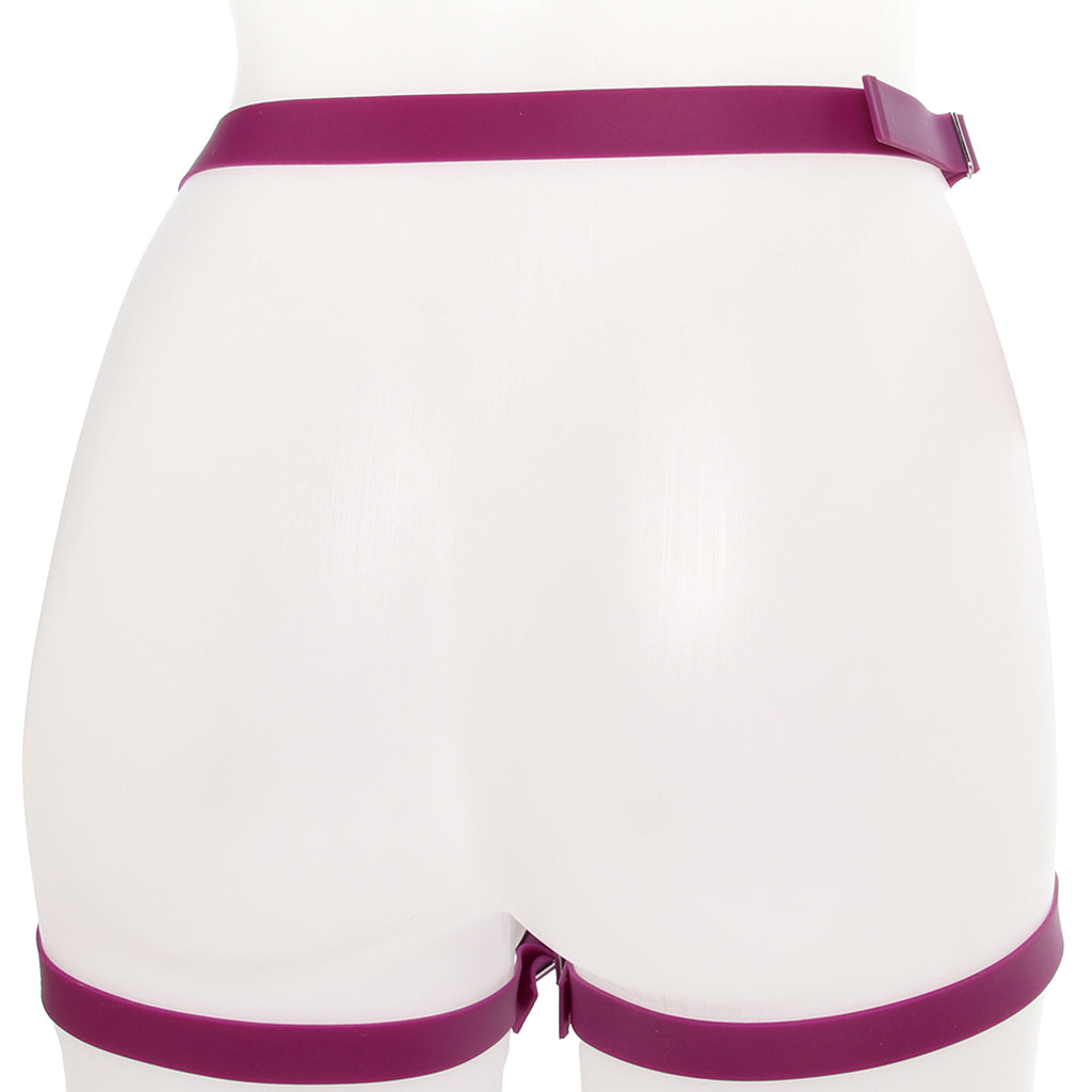 ME2 Rumbler Vibrating Silicone Strap-On in Purple Vibrators > Strap-On & Wearable - Tophatter Daily Deals