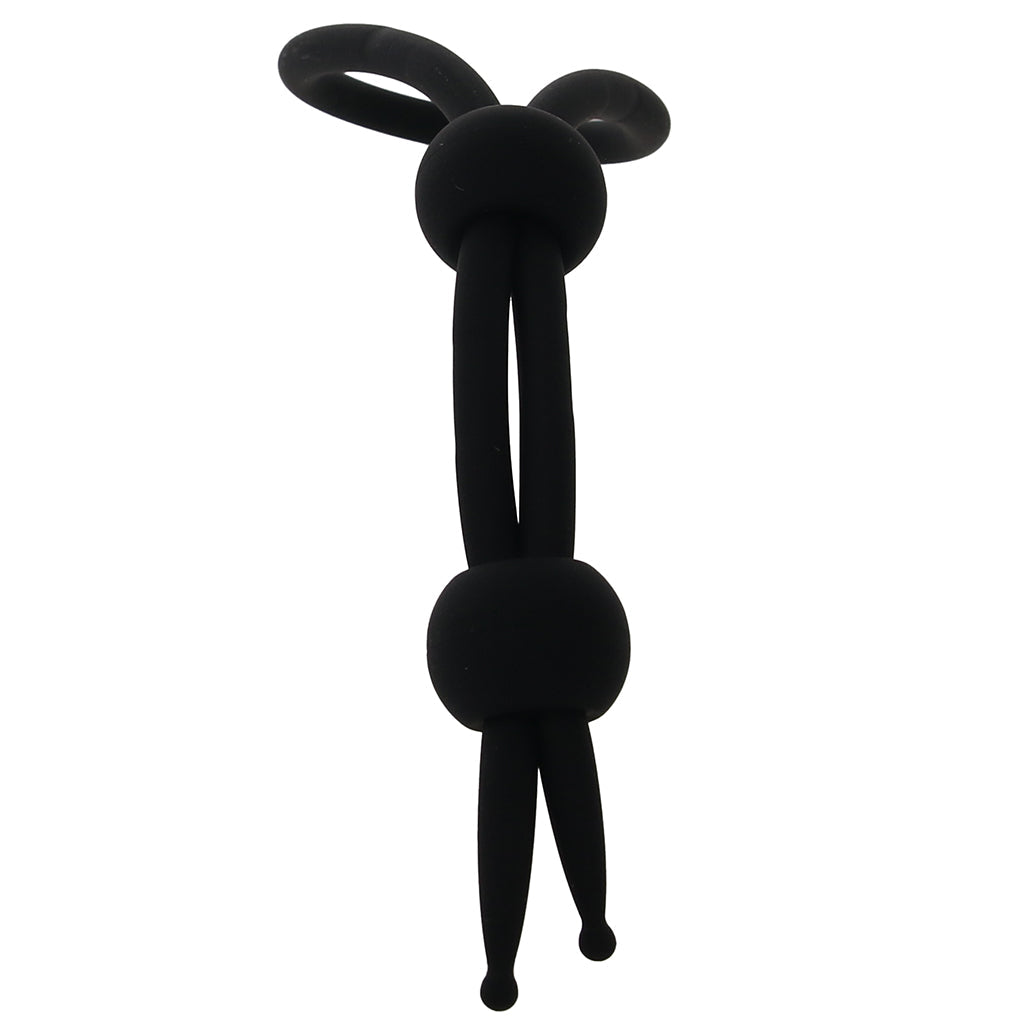 Alpha Dual Stamina Lasso in Black Cock Rings - Tophatter Daily Deals