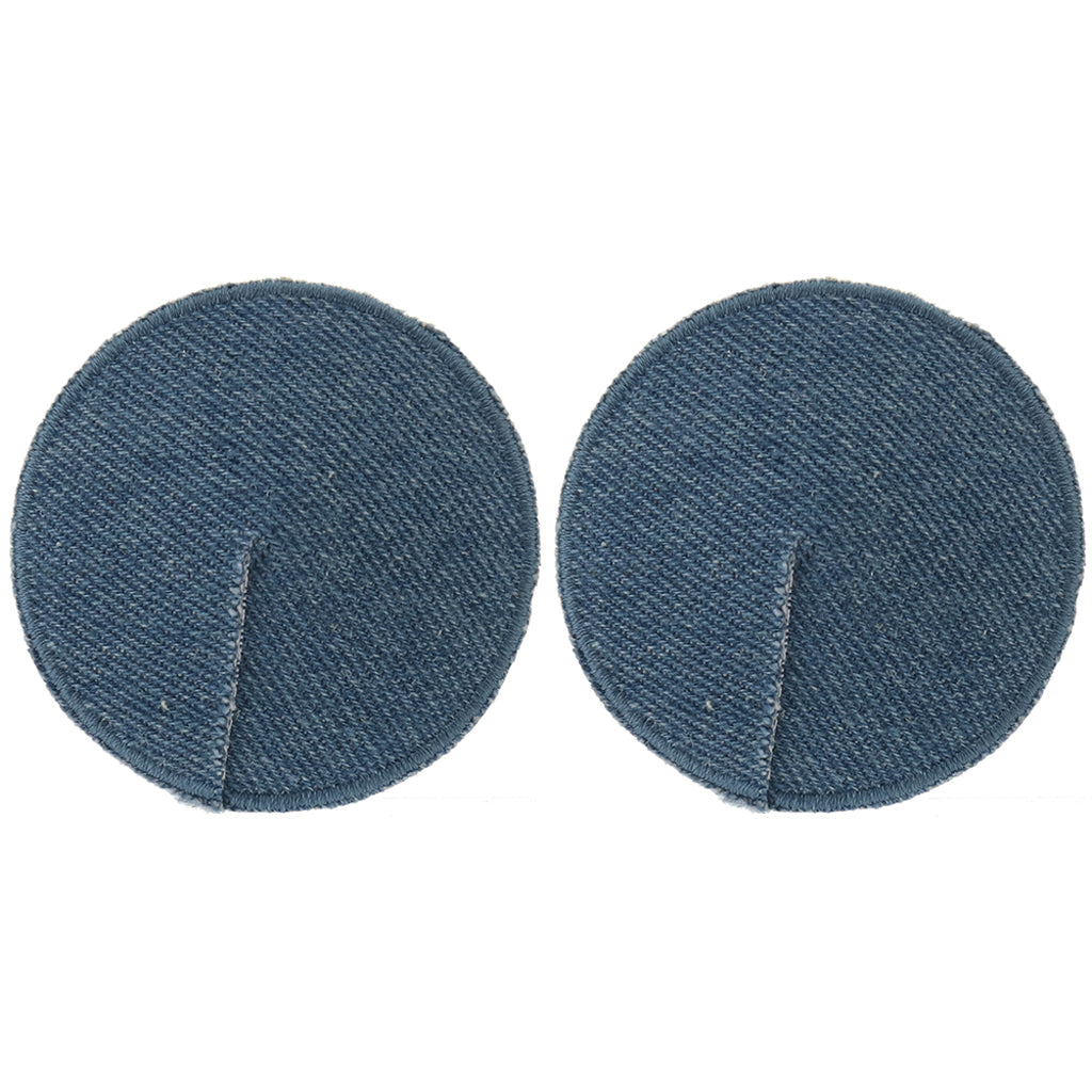 Ride 'Em Denim Round Pasties Bondage and Fetish > Pleasure Masks and Dress Up Play - Tophatter Daily Deals