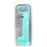 Size Queen 10 Inch Jelly Dildo in Teal Dildo Sex Toys > Realistic Dildos - Tophatter Daily Deals