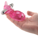 PinkCherry Dual Clit Flicker Cock Ring Vibrators > Vibrating Cock Rings - Tophatter Daily Deals