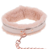 S&M Peaches 'n CreaMe Fur Collar and Leash Bondage and Fetish > Leashes and Collars - Tophatter Daily Deals