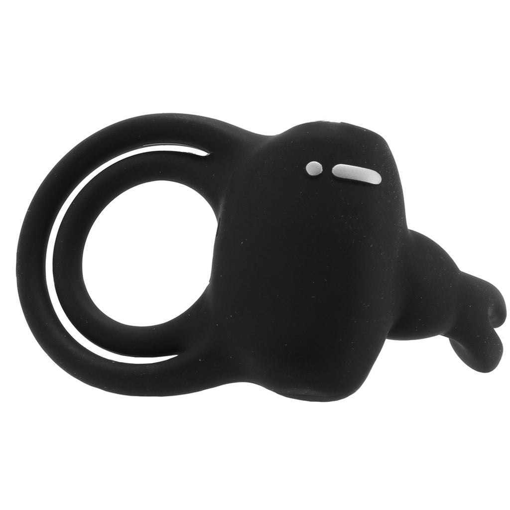 Happy Rabbit Vibrating Cock Ring in Black Cock Rings - Tophatter Daily Deals