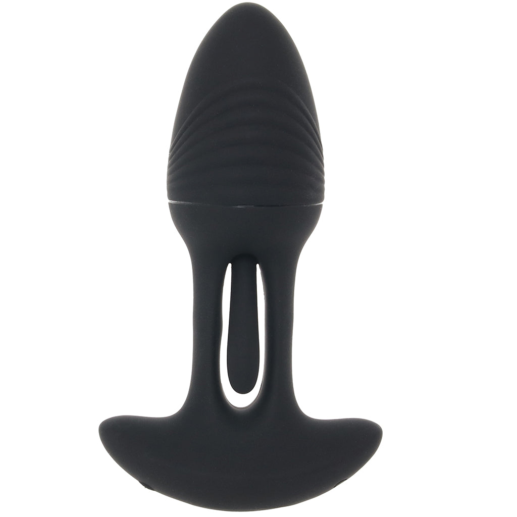 Playboy Rim Shot Flicking Vibrating Butt Plug Anal Sex Toys > Butt Plugs - Tophatter Daily Deals
