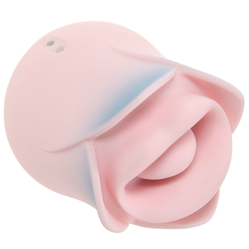 Blush Kissing Rose Vibe - Tophatter's Vibrator Deals Online Vibrators > Clitoral Stimulators - Tophatter Daily Deals