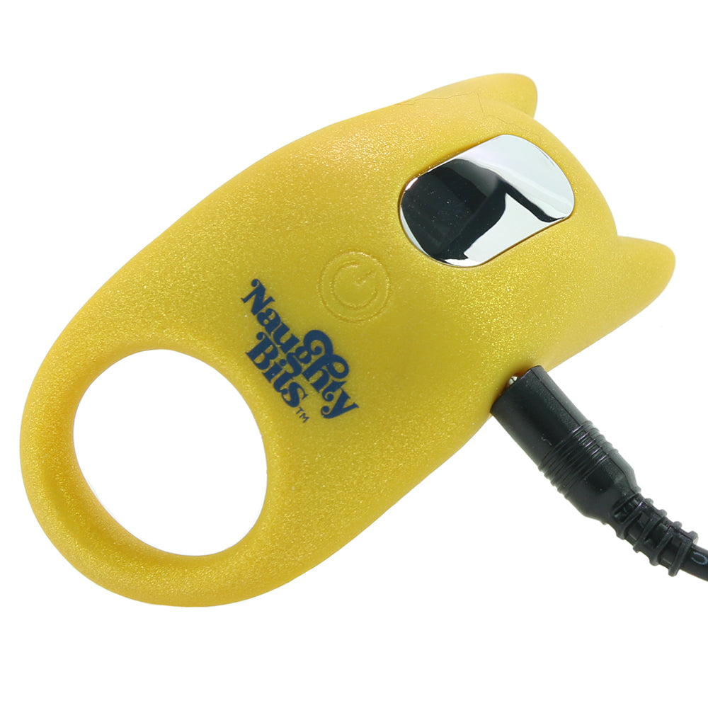 Naughty Bits Horny AF Vibrating Cock Ring Cock Rings - Tophatter Daily Deals