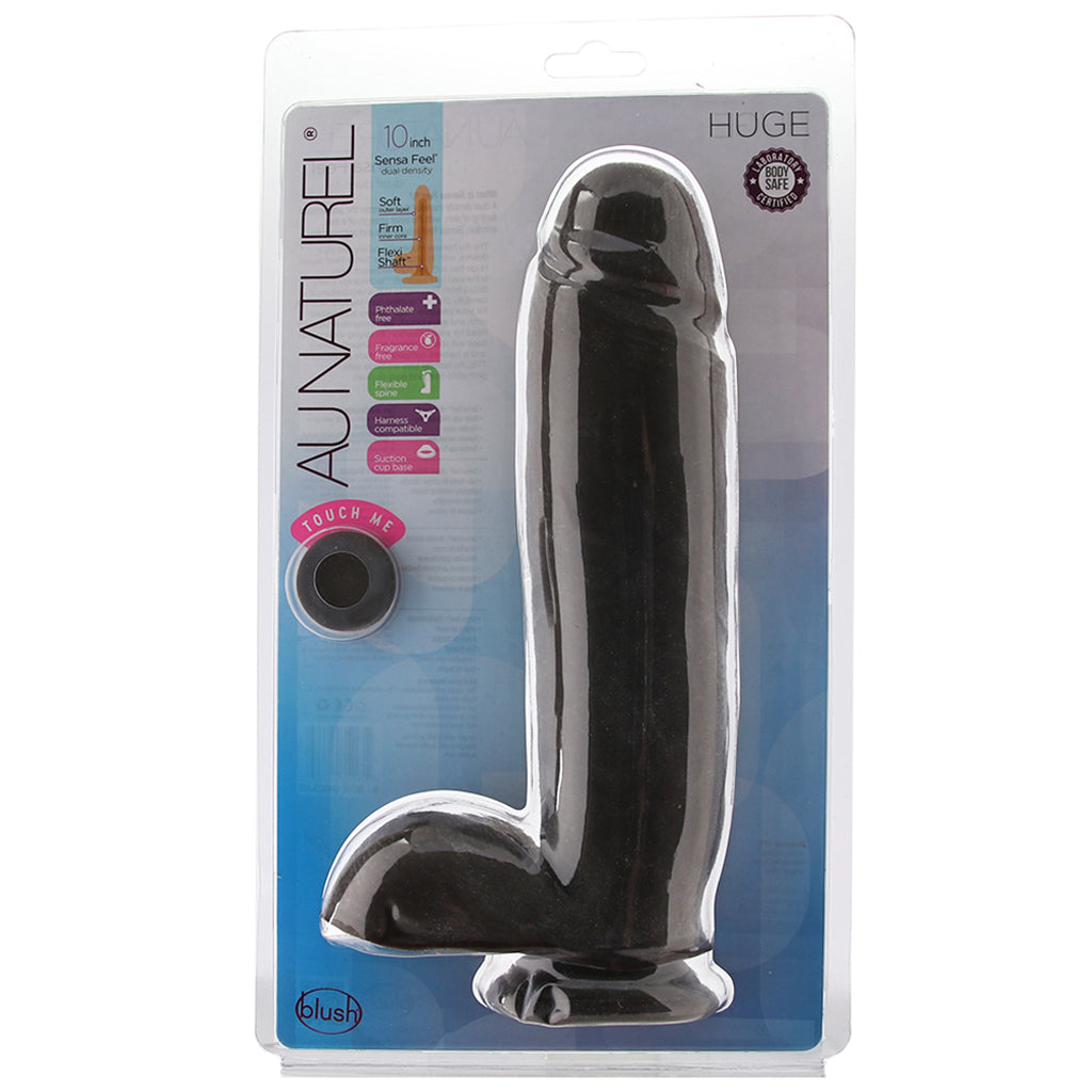 Au Naturel Huge 10 Inch Sensa Feel Dildo in Chocolate - Tophatter's Adult Products Dildo Sex Toys > Realistic Dildos - Tophatter Daily Deals