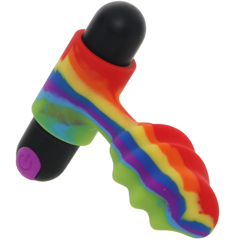 Bang! Vibrating Rainbow Butt Plug with Remote Anal Sex Toys > Butt Plugs - Tophatter Daily Deals