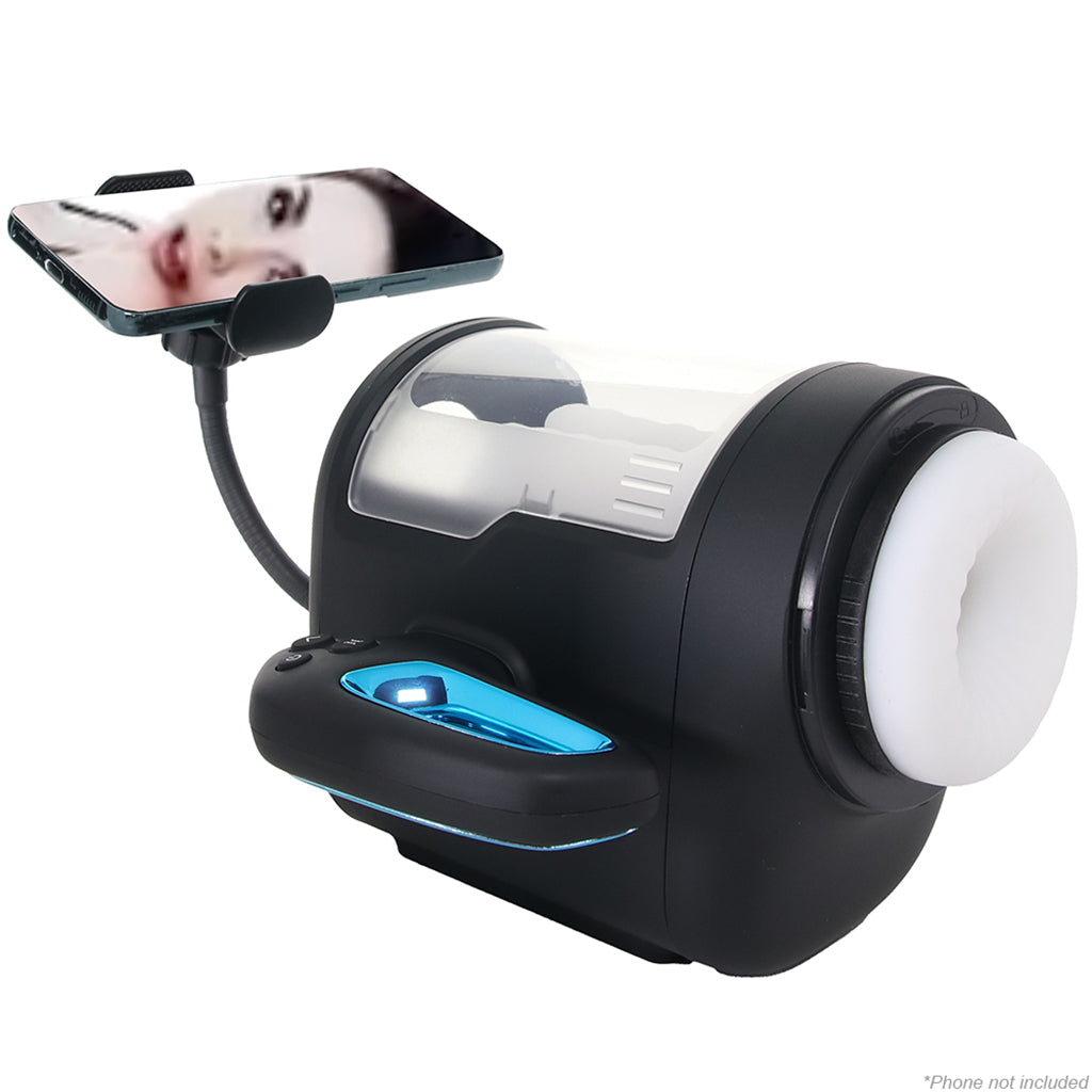 Cyber Milker Stroking & Vibrating Masturbator - Tophatter's Adult Sex Toys Online Male Masturbators > Auto Strokers - Tophatter Daily Deals