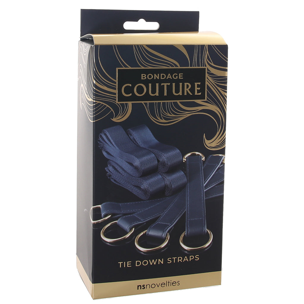 Bondage Couture Tie Down Straps in Blue Bondage and Fetish > Restraints - Tophatter Daily Deals