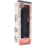 PowerCock 7 Inch Vibe with Clitoral Stimulator in Black Vibrators > Realistic Vibrator Dildos - Tophatter Daily Deals