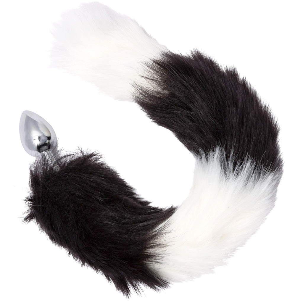 Running Wild Black & White Tail Plug Anal Sex Toys > Butt Plugs - Tophatter Daily Deals