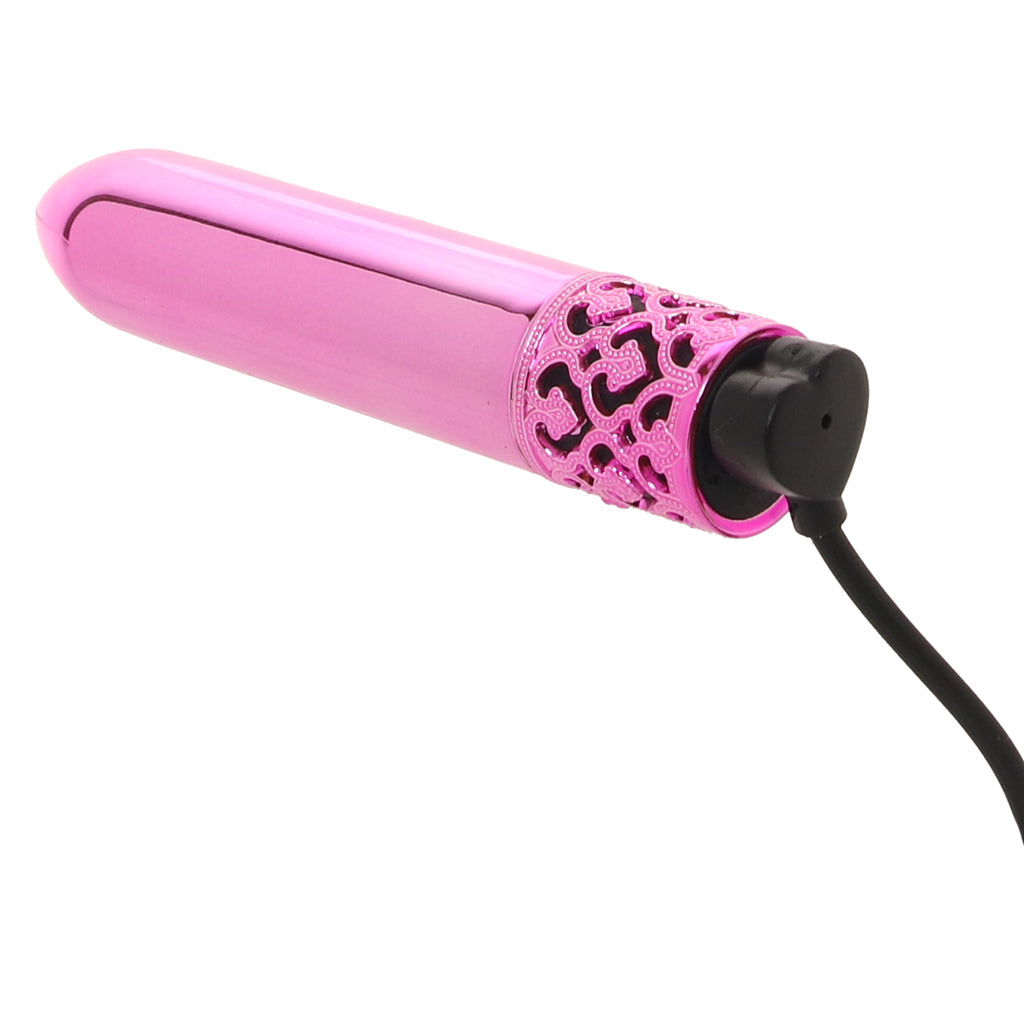 Royal Gems Glitz Bullet Vibe in Pink Vibrators > Bullet and Egg Vibrators - Tophatter Daily Deals