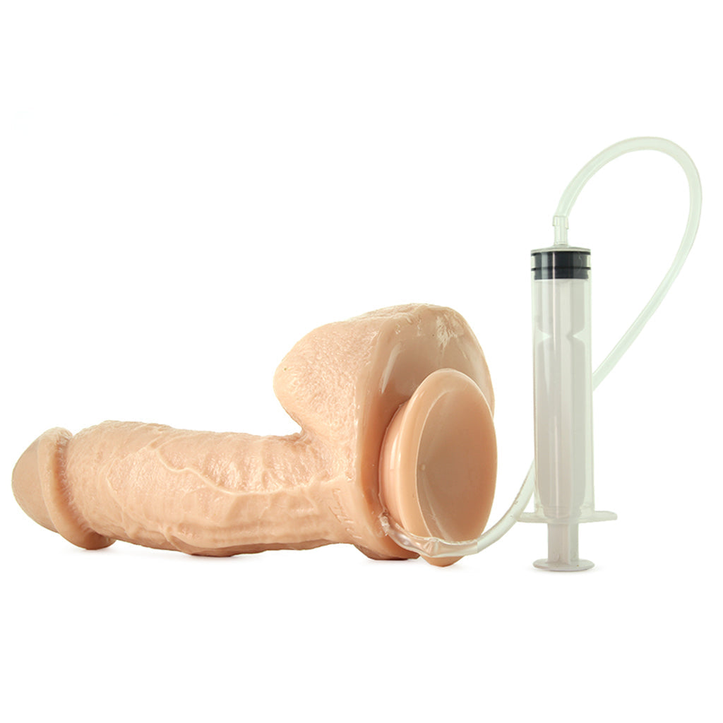 The Amazing Squirting Realistic Cock in White - Tophatter's Adult Products Dildo Sex Toys > Realistic Dildos - Tophatter Daily Deals