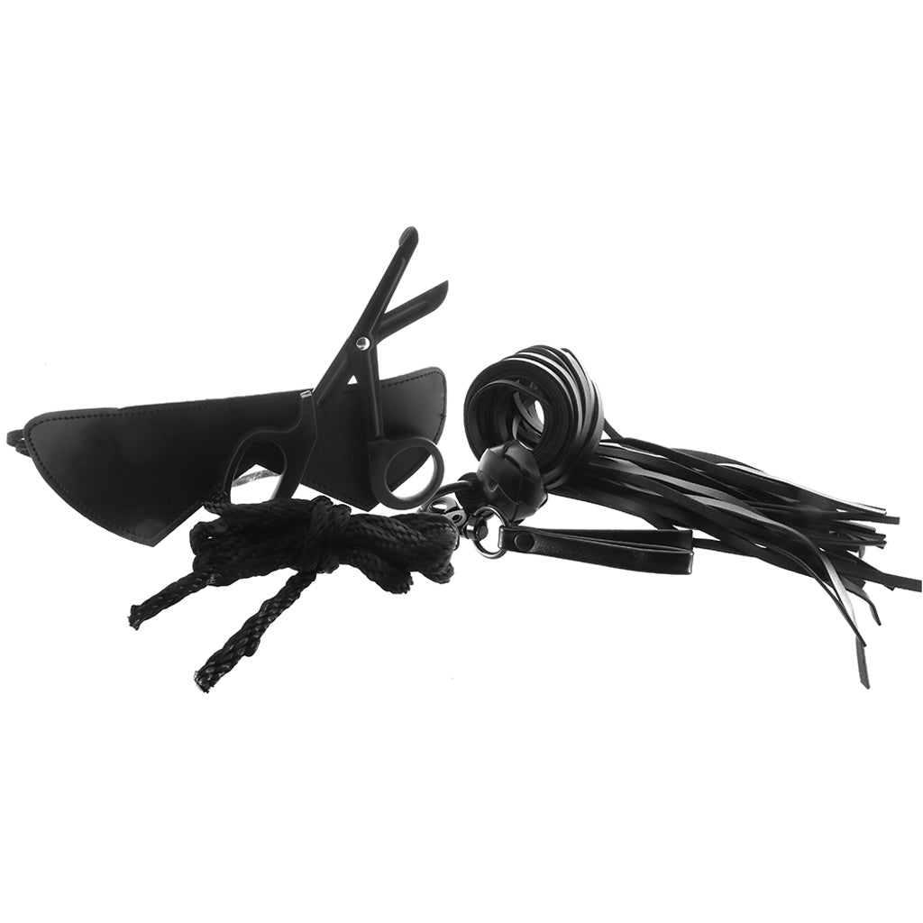 Learn The Ropes 4 Piece Bondage Kit Bondage and Fetish > Starter BDSM Kits - Tophatter Daily Deals