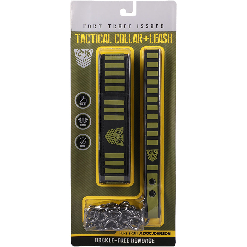 Fort Troff Tactical Collar & Leash - Tophatter's Adult Sex Toys Online Bondage and Fetish > Leashes and Collars - Tophatter Daily Deals