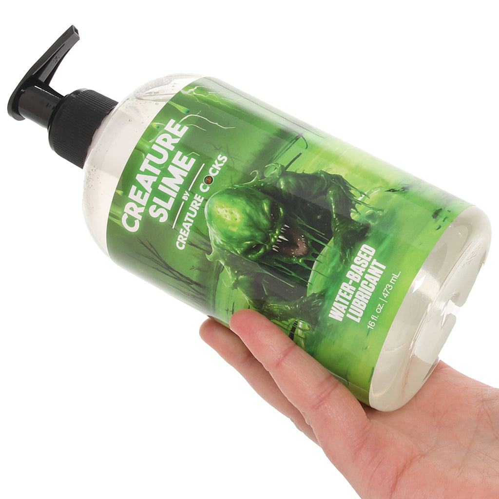Creature Slime Water-Based Lube in 16oz/473ml Lubes and Lotions > Water Based Sex Lubes - Tophatter Daily Deals