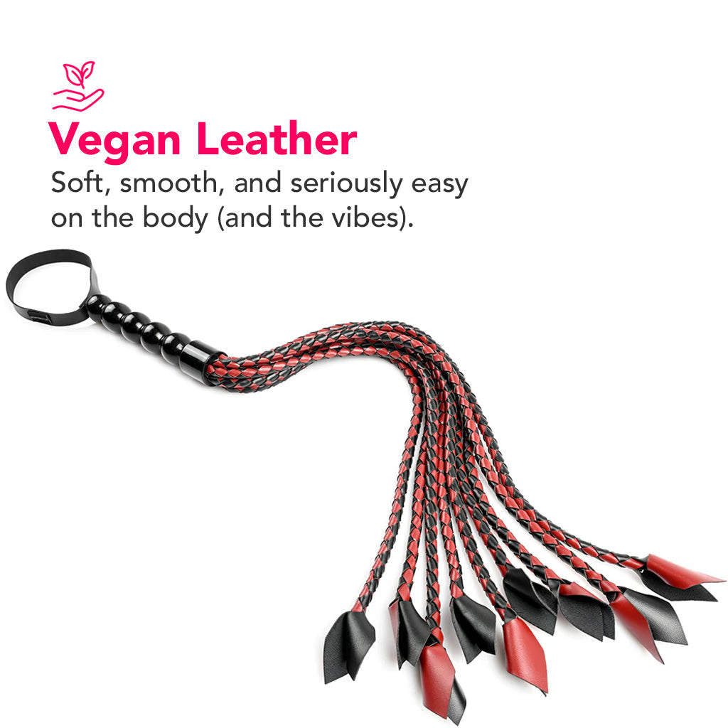 Saffron Braided Flogger Bondage and Fetish > Whips and Crops - Tophatter Daily Deals