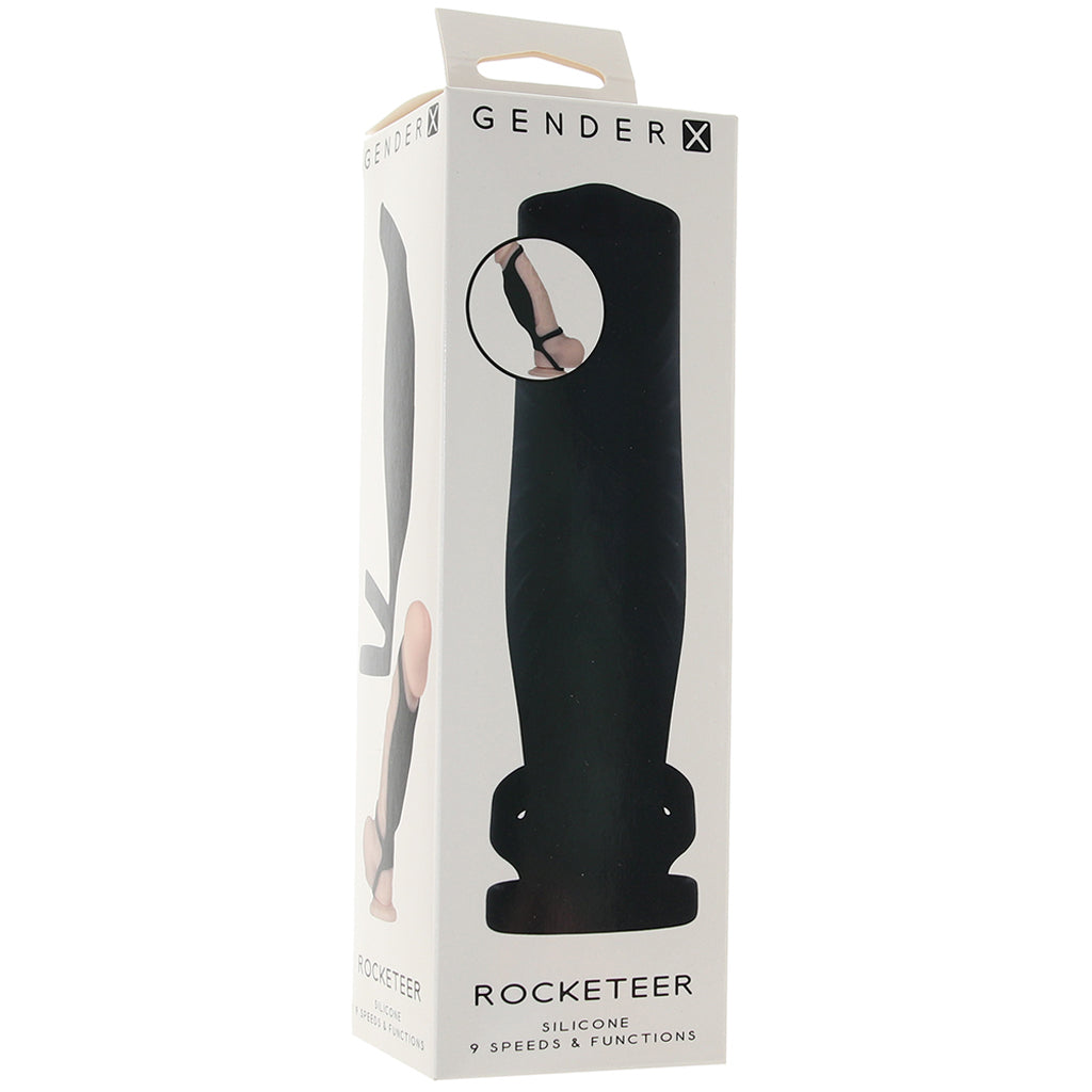 Gender X Rocketeer Vibrating Shaft Sleeve - Tophatter's Vibrator Deals Online Male Enhancement > Extenders and Sleeves - Tophatter Daily Deals